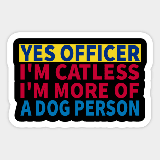 Funny Catless Tuner, Muscle, Euro Mechanic Car Lover Enthusiast Gift Idea Sticker